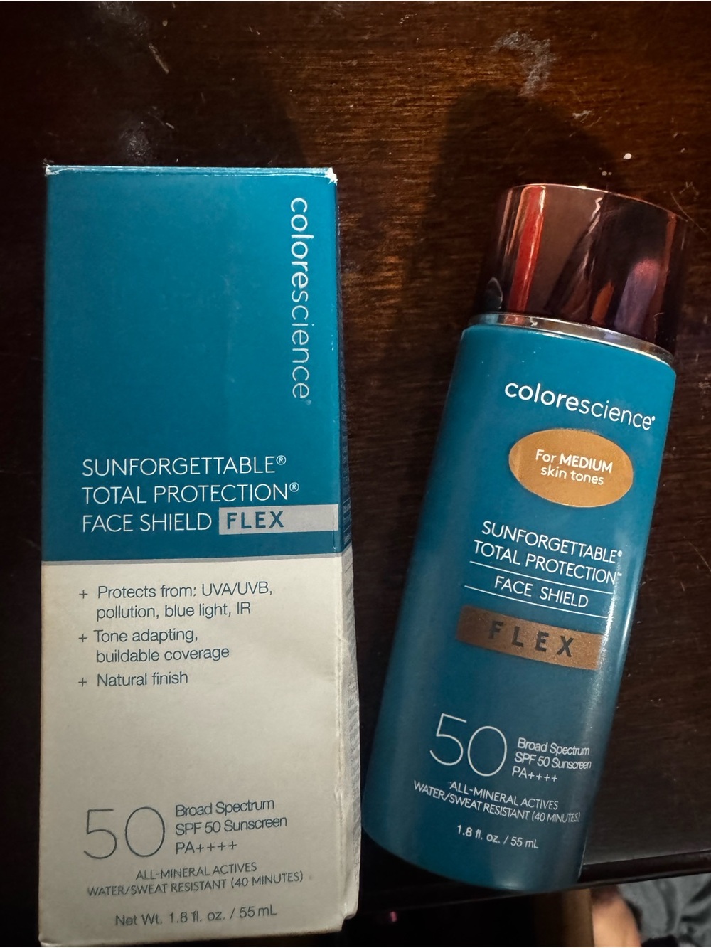 Colorescience Sunforgettable Total Protection Face Shield FLEX SPF 50 - Teal